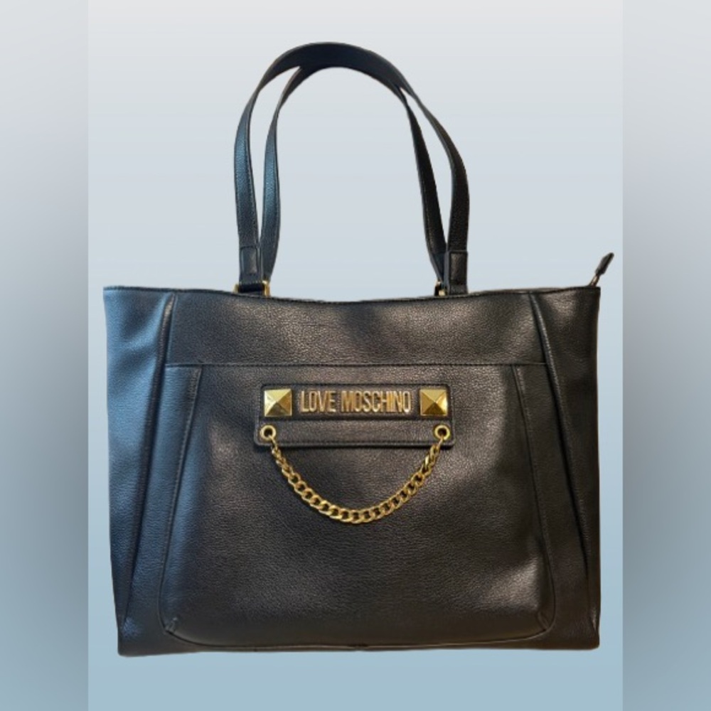 Love Moschino Logoplaque Tote